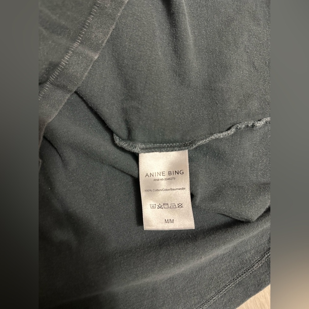 Anine Bing Washed Effect Oversized Tshirt - image 4